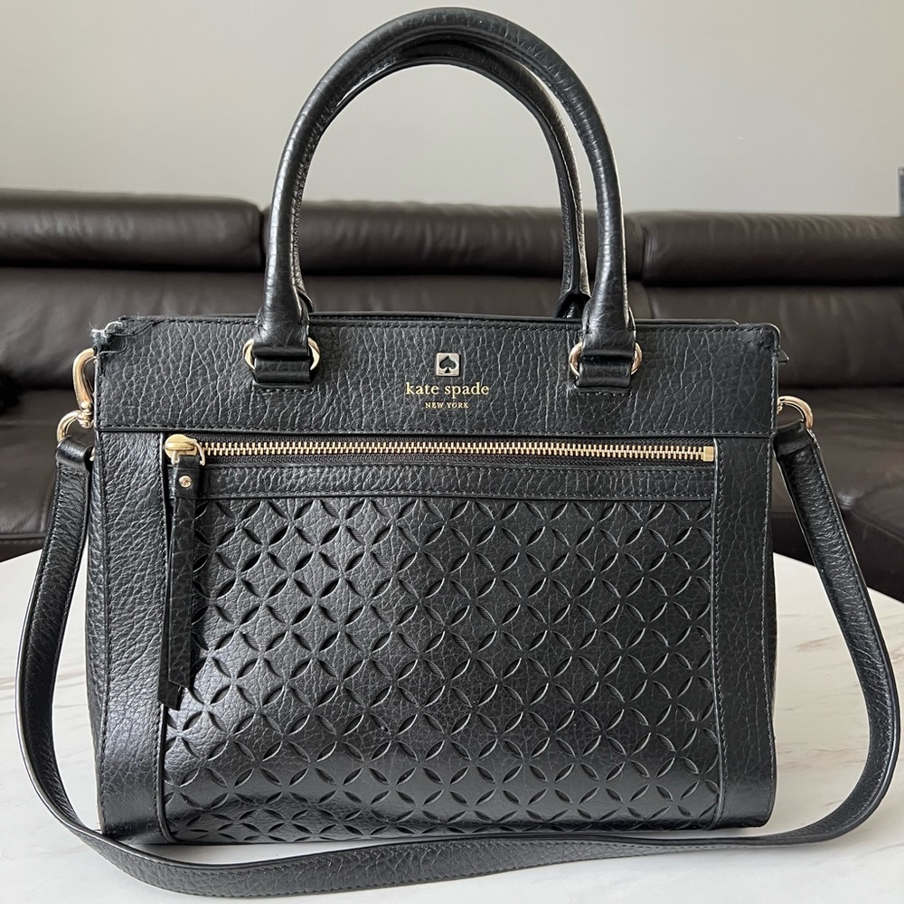 Kate Spade Pebble Leather Top Handle Crossbody bag